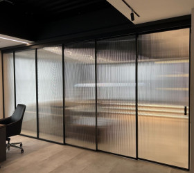 Раздвижные перегородки с шумоизоляцией NAYADA SmartWall H5F-S